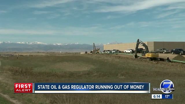 State oil and gas conservation commission dealing with a $5.6 million budget shortfall