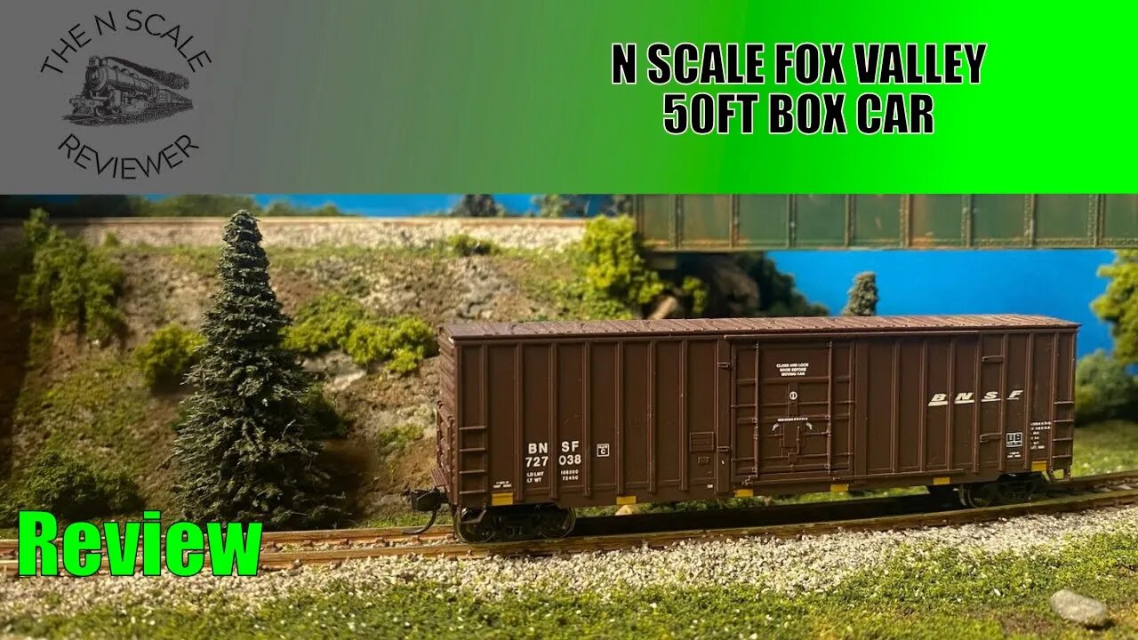 Review: N Scale Fox Valley 50ft Box Car