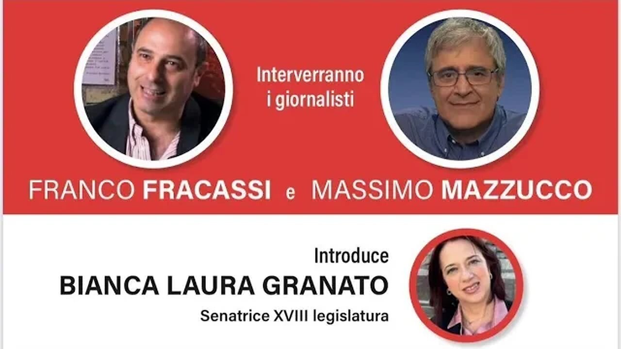 Referendum Stop alla guerra con Massimo Mazzucco, Franco Fracassi e Bianca Laura Granato