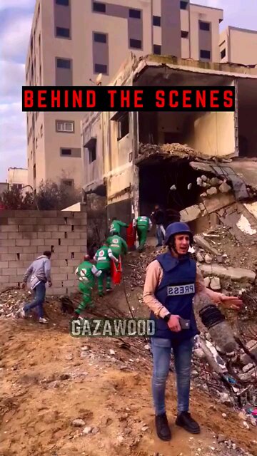 Pallywood - Behind the scenes. Here's how it's done
