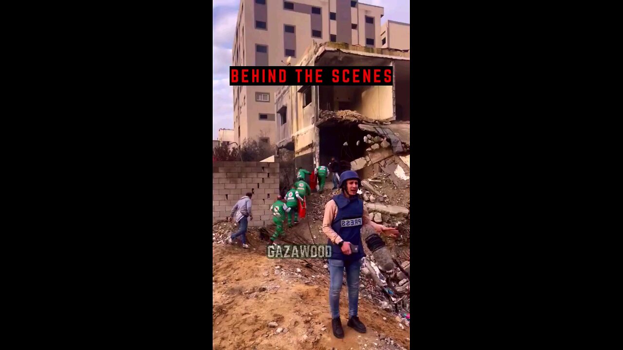 Pallywood - Behind the scenes. Here's how it's done