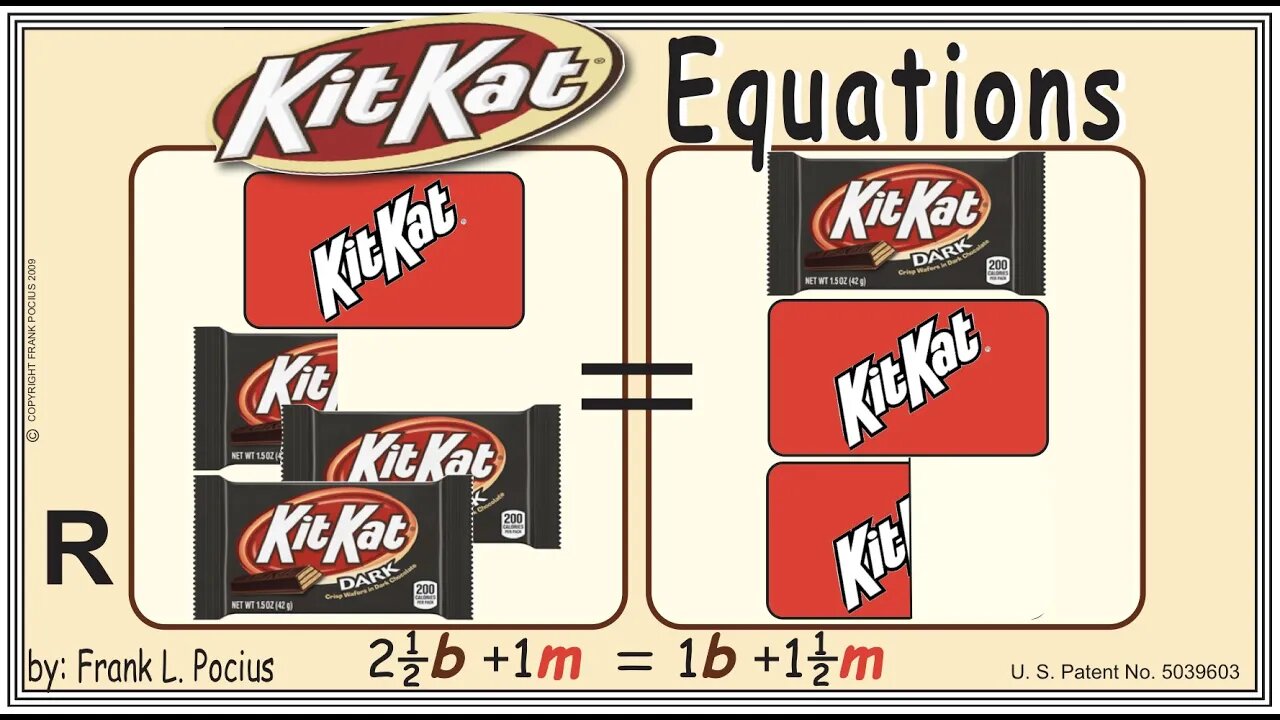 R1_vis KITKAT DARK 2.5b+1m=1b+1.5m _ SOLVING BASIC EQUATIONS _ SOLVING BASIC WORD PROBLEMS