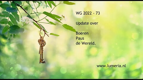 Wg 2022 73 - Update paus boeren wereld