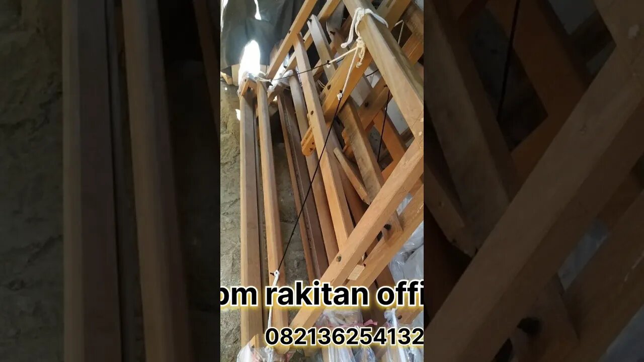 Alat tenun | atbm | power loom localmade #diy #homemade #atbm #powerloom