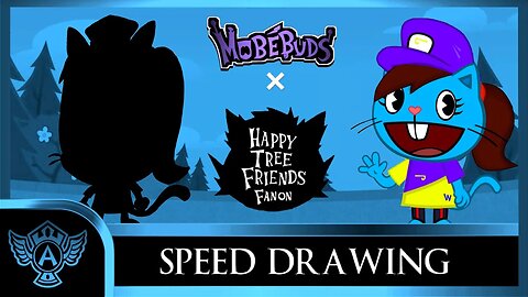 Speed Drawing: Happy Tree Friends Fanon - Walli | Mobebuds Style