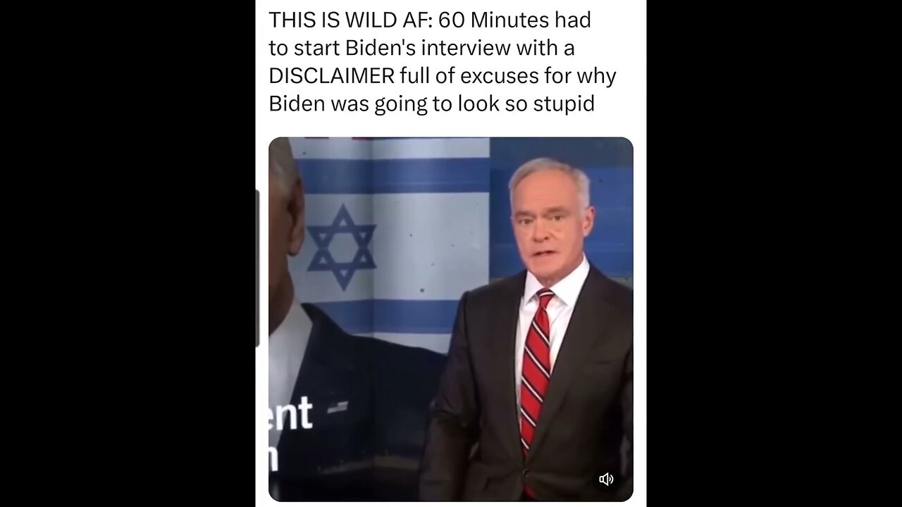 60 Minutes had to give a disclaimer before airing their Biden interview.