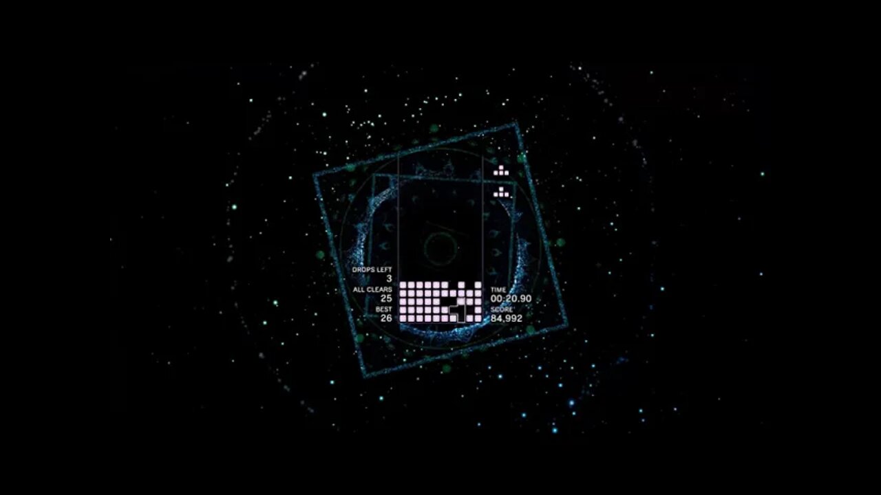 Tetris Effect Connected (PC) - Effect Modes - All Clear Mode (SS Rank)