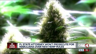 A state attorney won't prosecute for marijuana possession