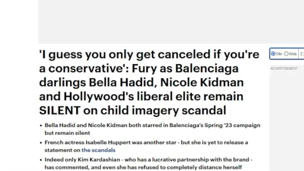 Hollywood still remain silent on the Balenciaga scandal