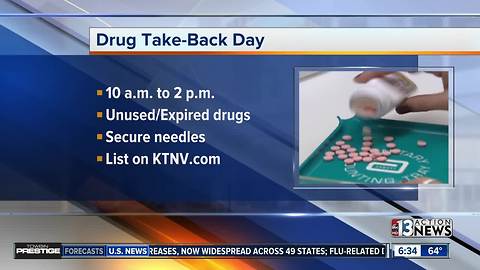 Drug take back day for Las Vegas community on Jan. 20