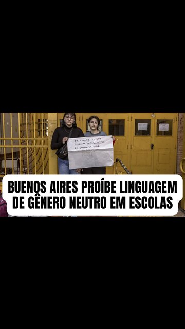 Buenos Aires proíbe linguagem de gênero neutro em escolas