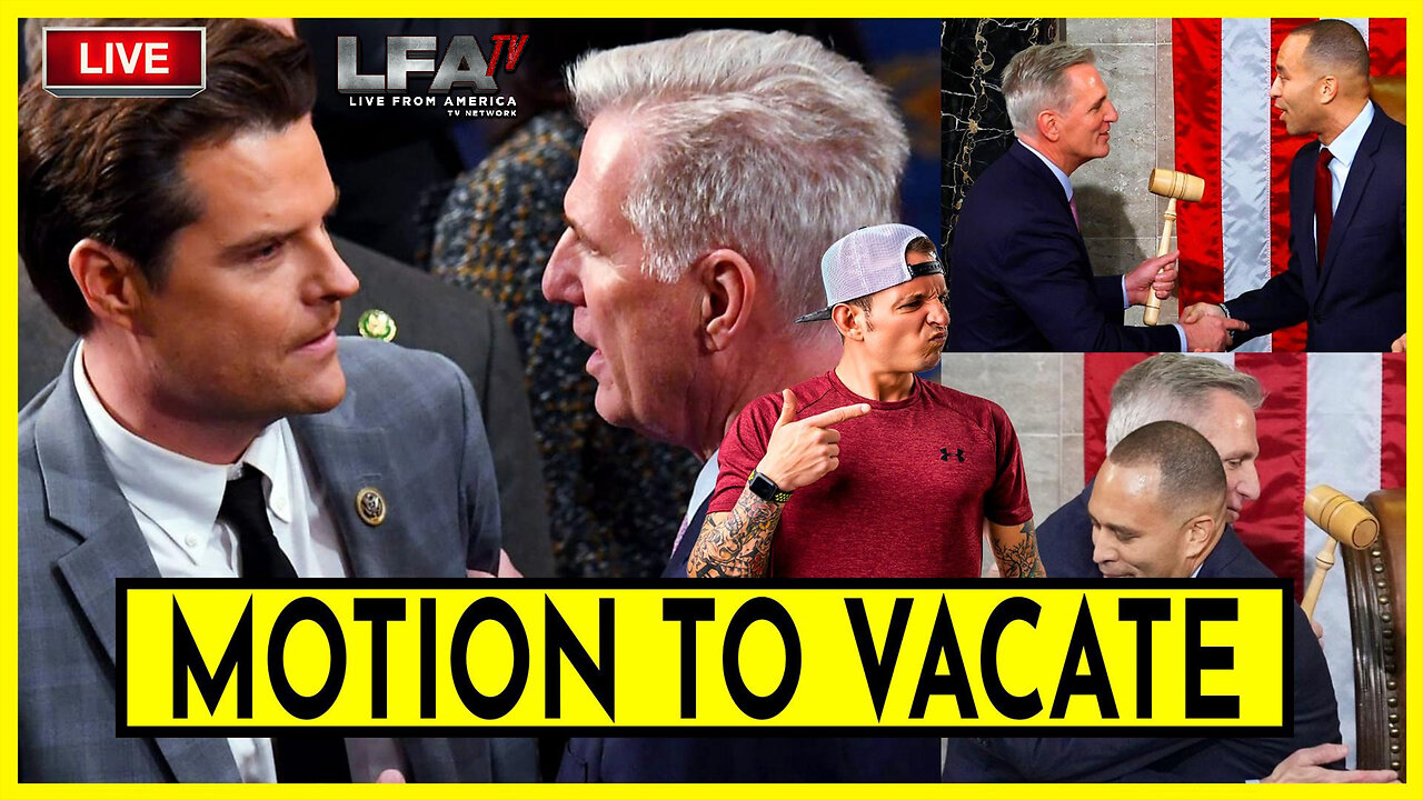 MATT GAETZ MOTION TO VACATE SPEAKER MCCARTHY | MATTA OF FACT 10.2.23 2pm