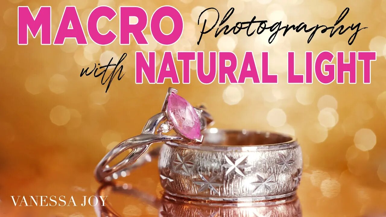 How to Photograph Wedding Rings with Natural Light (Macro Photography Tips)