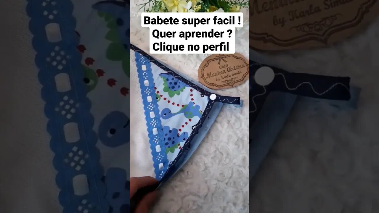 Vem aprender essa babete facil #fraldinhadeboca #fraldas #fraldadepano #fraldinha #fraldadebebe
