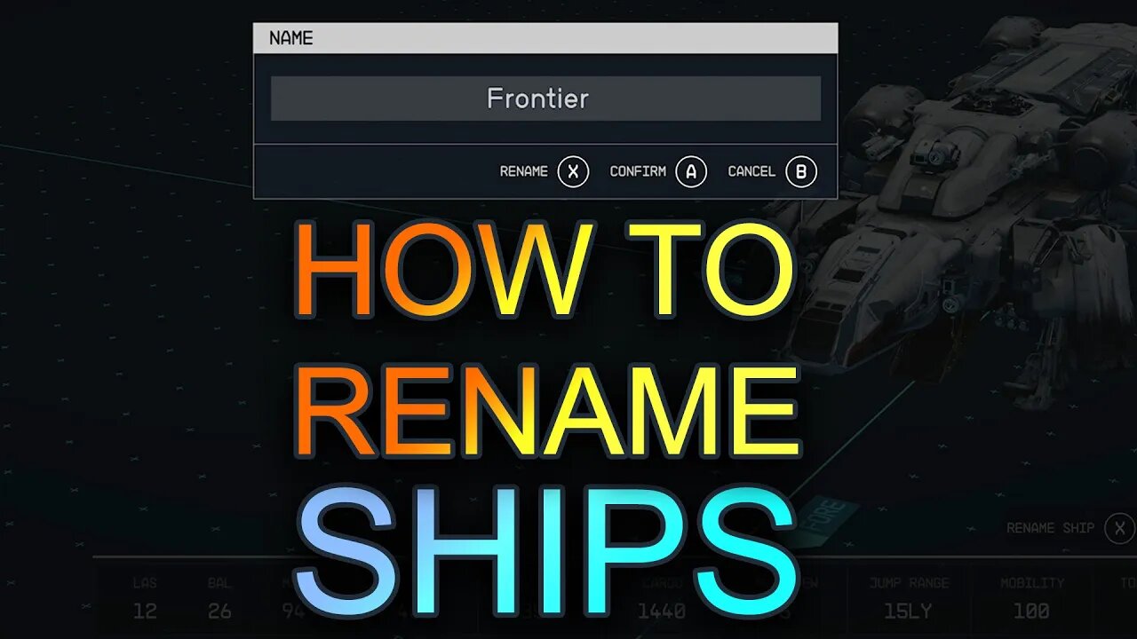 Starfield How To Rename Ship