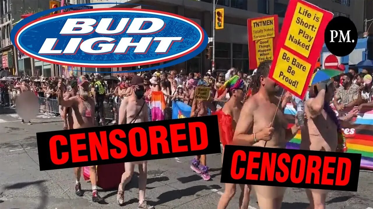 Bud Light sponsors Pride Toronto with FULLY NUDE men around children! It's WORSE than Dylan Mulvaney