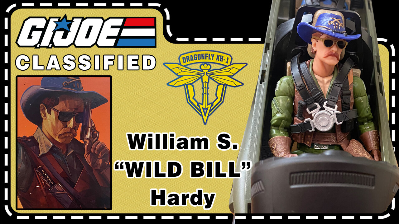 William S. "Wild Bill" Hardy - G.I. Joe Classified Dragonfly Haslab 142 - Unboxing & Review