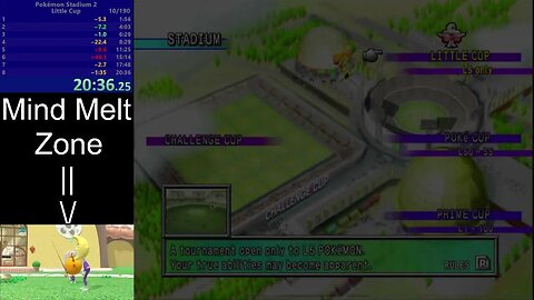 Pokemon Stadium 2 Speedrunning Meatshow