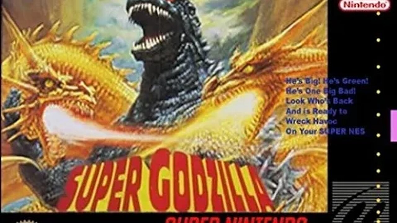 Video Game Wednesday Super Godzilla