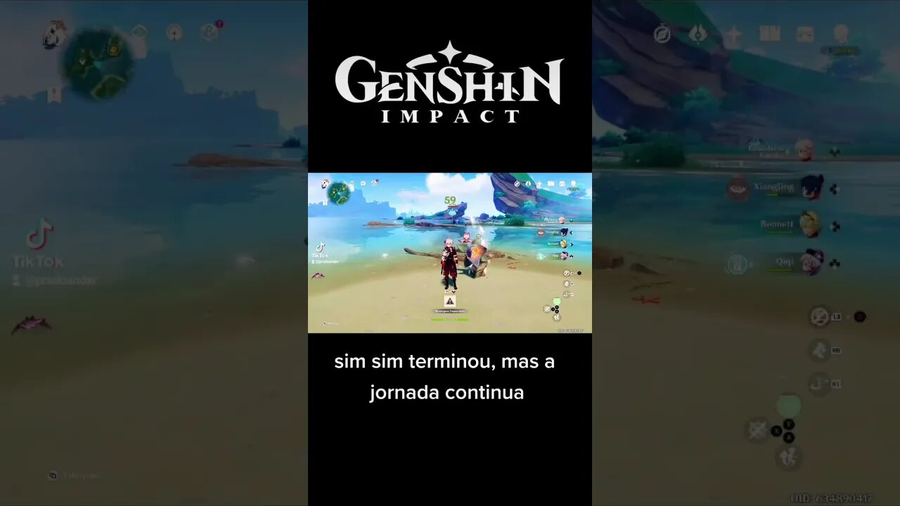 Ainda estou saboreando o gosto do Ar 60!#genshinimpact #mihoyo #ar60 #ar60genshin #kazuha #samurai