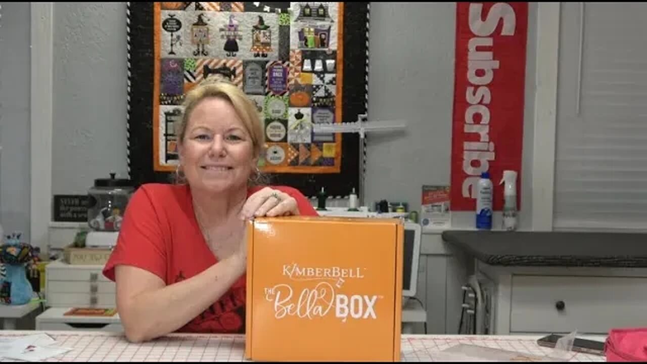 We're HOME from the 2021 Houston Quilt Fest! Kimberbell Bella Box Reveal. Giveaway closed.