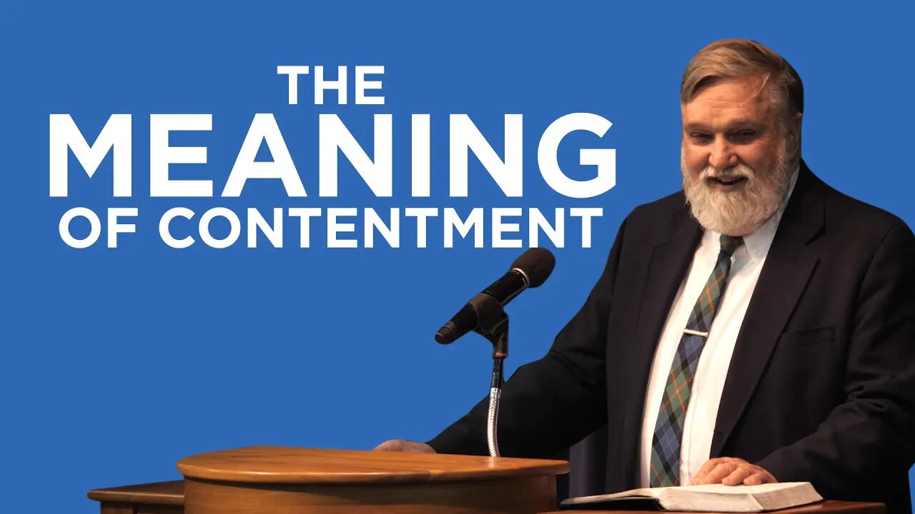 The Meaning of Contentment (Philippians #16) | Douglas Wilson