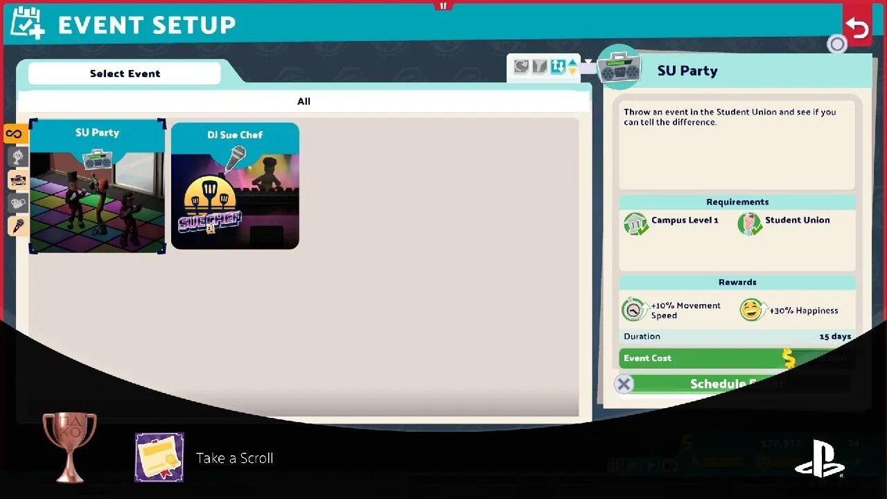 Two Point Campus trophy