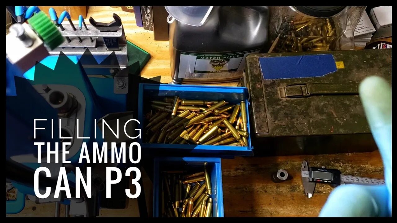 Part 3 - 223 Load And Chat At The Dillon 550 - Filling The Ammo Can With 62gr FMJ