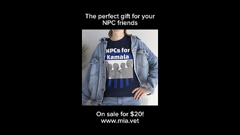 NPCs for Kamala T shirt now live!