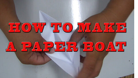 How to make Paper Boat - Origami