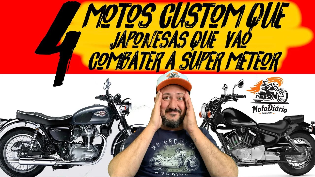 4 MOTOS CUSTOM JAPONESAS que VÃO COMBATER a SUPER METEOR