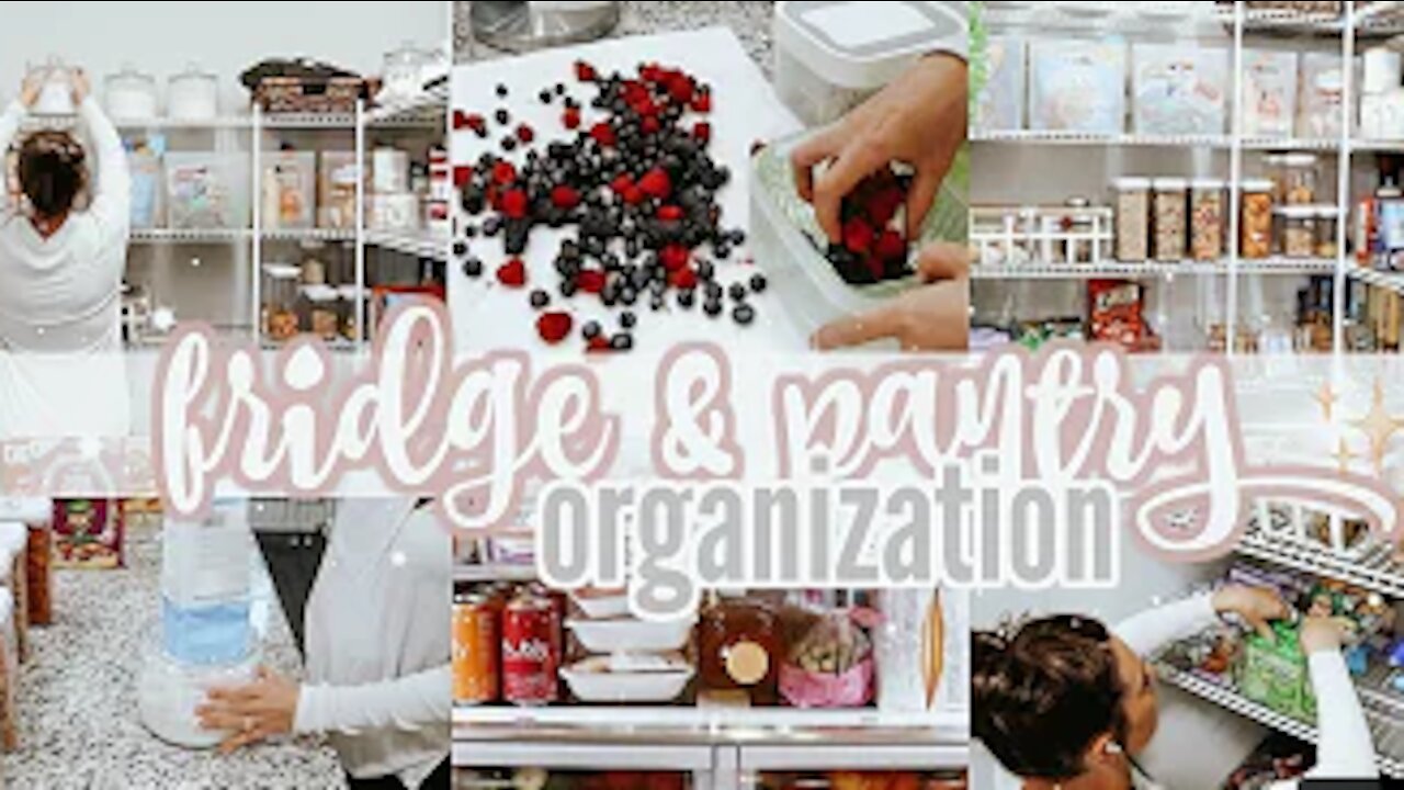 HOW TO DECLUTTER _FRIDGE &PANTRY ORGANIZATION