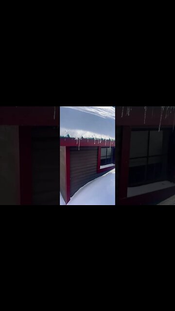 Life in the mountains | Huge snow storm #cabin #snow