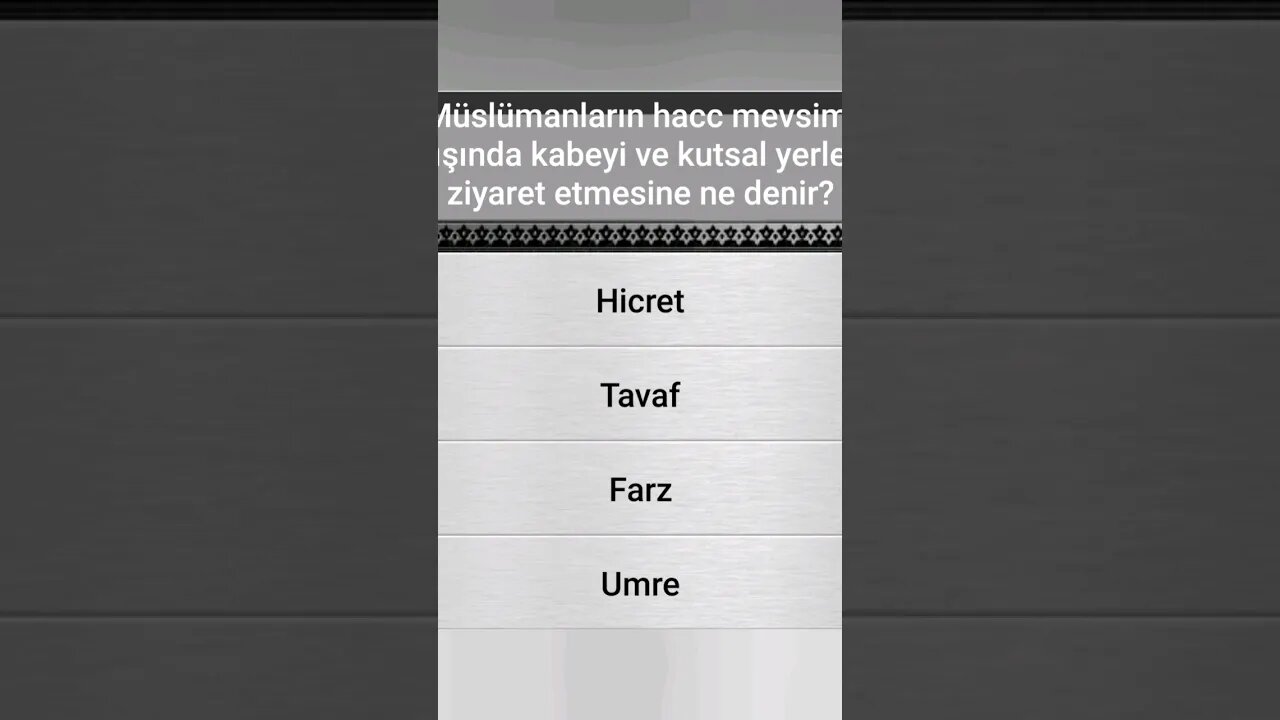 #yarışma #bilgi İSLÂMÎ BİLGİ YARIŞMASI