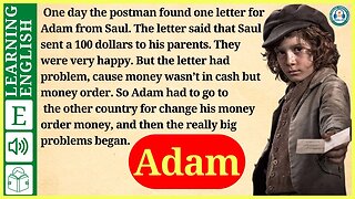 learn English through story level 2 🍁 Adam | WooEnglish