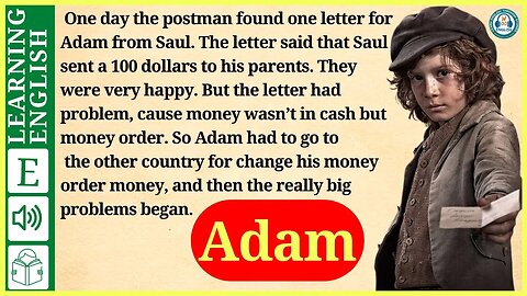 learn English through story level 2 🍁 Adam | WooEnglish