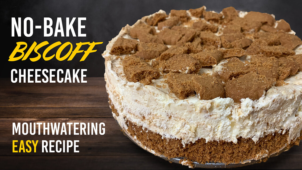 No-Bake Biscoff Cheesecake Recipe | Irresistibly Creamy Dessert