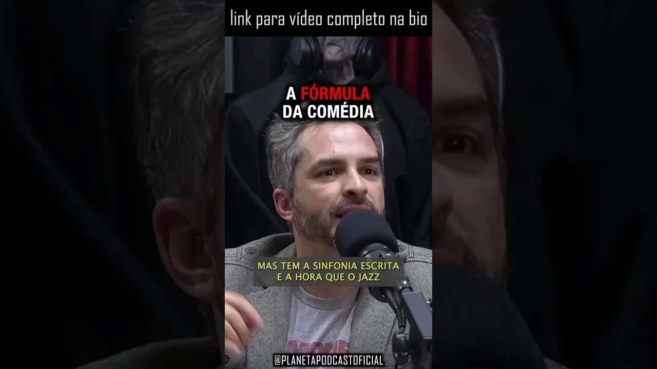 “COMÉDIA É UM POUCO ISSO TAMBÉM…” com Bruno Motta | Planeta Podcast Comediantes #shorts