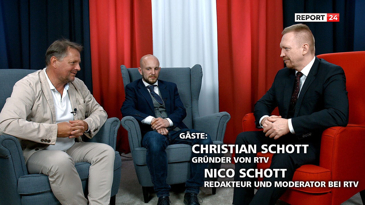 Zu Gast bei Report24: Christian und Nico Schott, die Macher hinter RTV