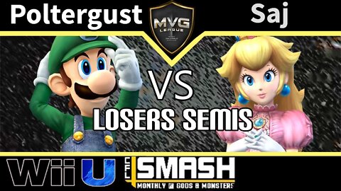 Poltergust (Luigi) vs. Saj (Peach) - SSB4 Losers Semis - CFL Smackdown