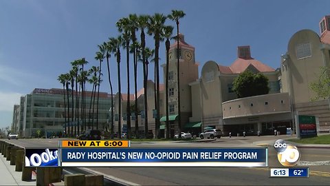 Rady Children's Hospital new no-opioid pain relief program