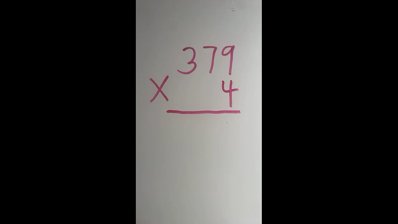 3 Digit by 1 Digit Multiplication