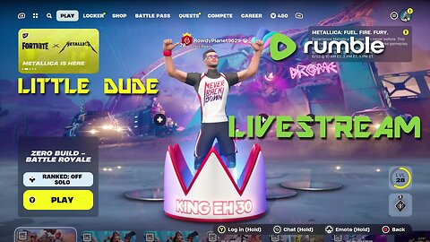Saturday Smackdown Stream // LittleDude - Fortnite