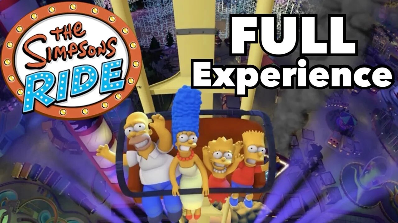 Simpsons Ride - Full Experience at Universal Studios Florida