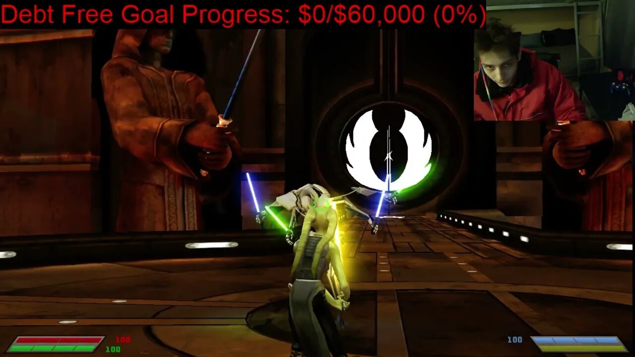 General Grievous VS Cal Kestis In A Battle With Commentary In Star Wars Jedi Knight Jedi Academy