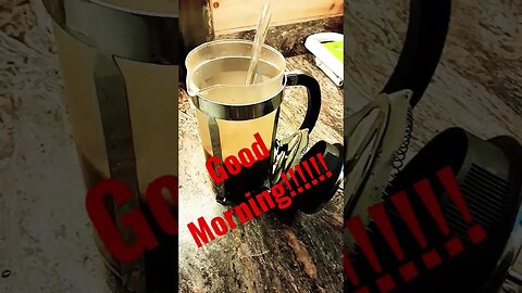 Good morning! coffee time. ☕ #shorts #short #coffee #frenchpress #morning #wakeup ##