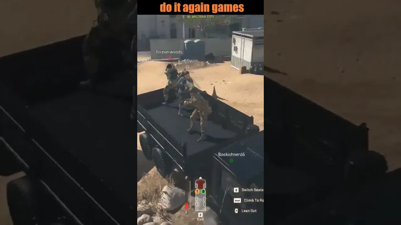 Why you guys going in there