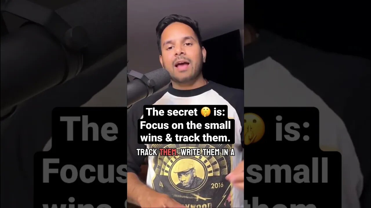 #shorts Small Wins and Big Goals: Staying Motivated with 150 BPM #askabhinav