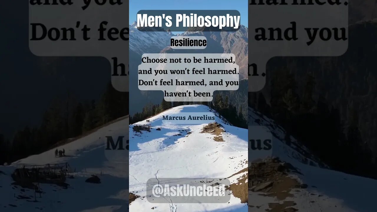 Men's Philosophy : Resilience