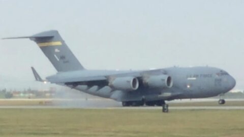 USAF C-17 Globemaster III at Osan Airpower day